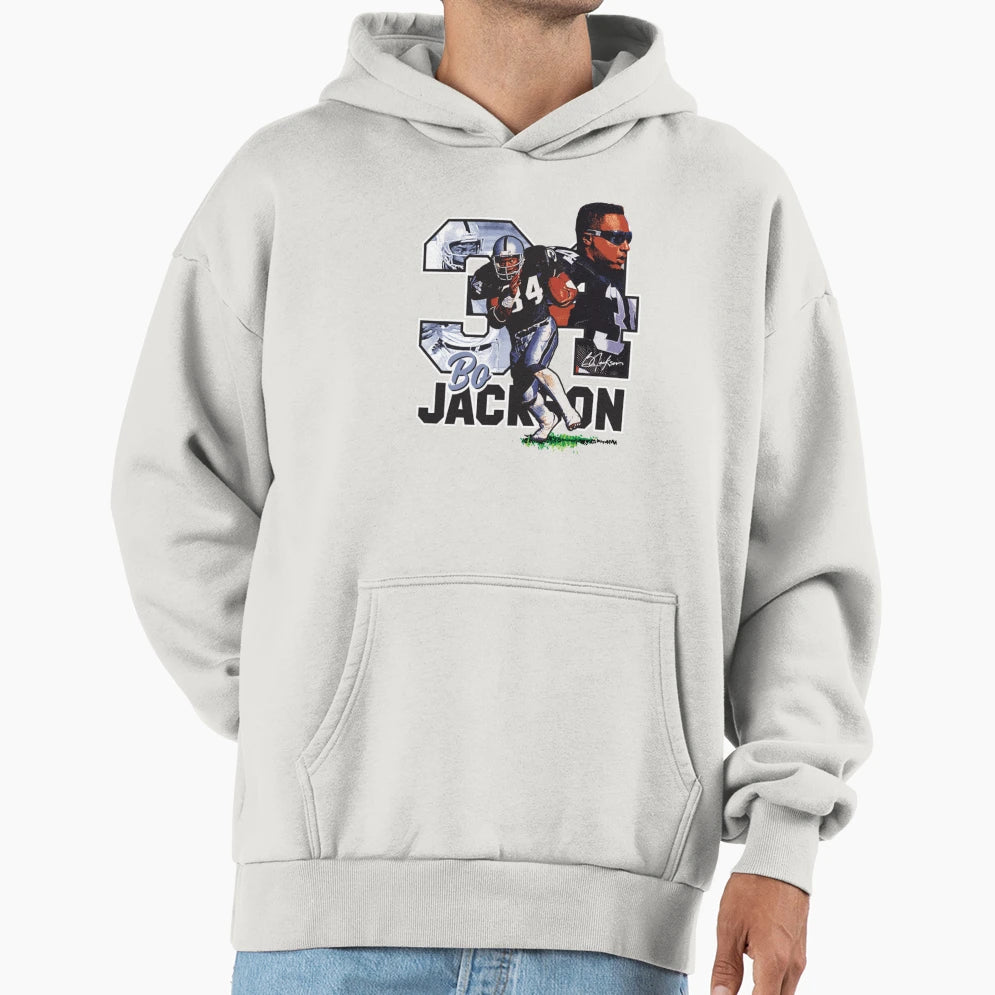 Bo Jackson Hoodie - Novelty Apparel Unisex - T-Shirt, Sweatshirt, Hoodie