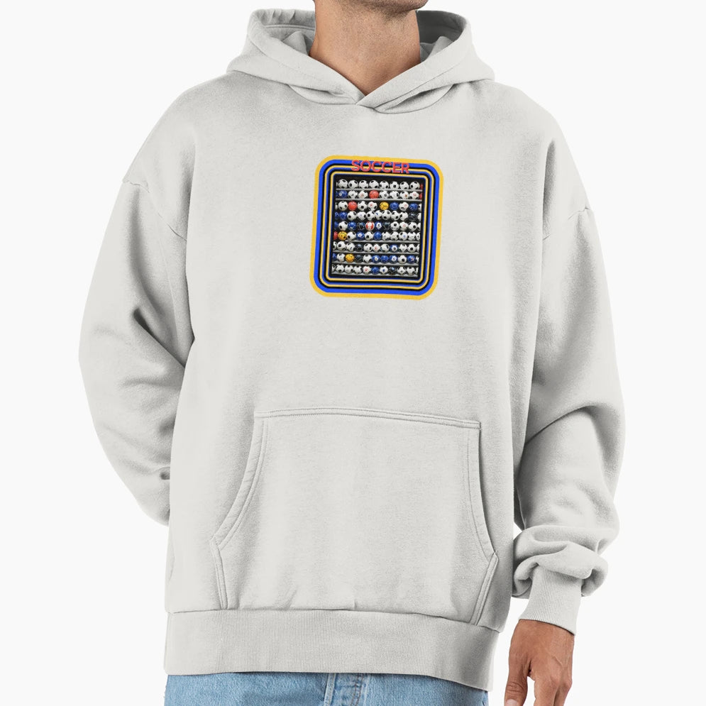 Soccer Balls Hoodie - Graphic Print Unisex - T-Shirt, Sweatshirt, Hoodie