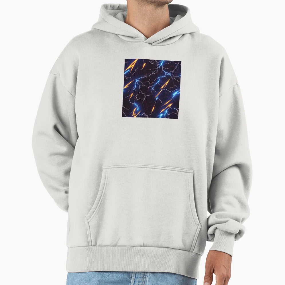 Electricity Lightning Bolts Energy Power Hoodie - Minimalist Print Unisex - T-Shirt, Sweatshirt, Hoodie