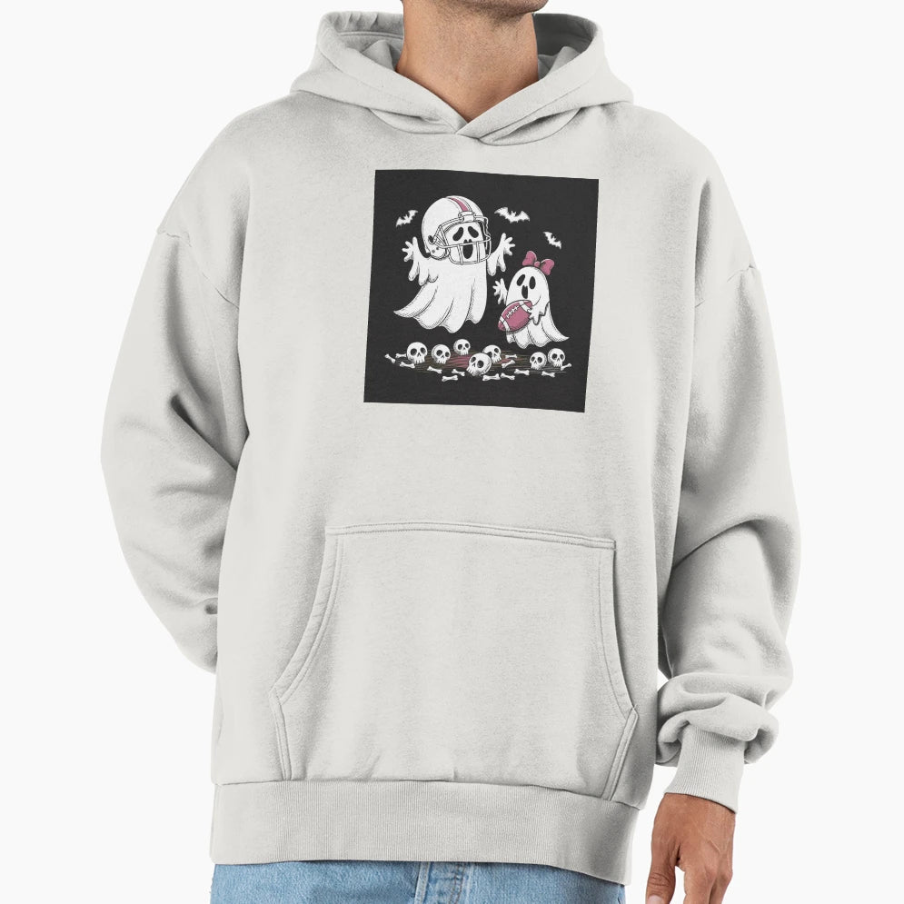 Little Halloween Ghost Hoodie - Unique Graphic Men Women - T-Shirt, Sweatshirt, Hoodie