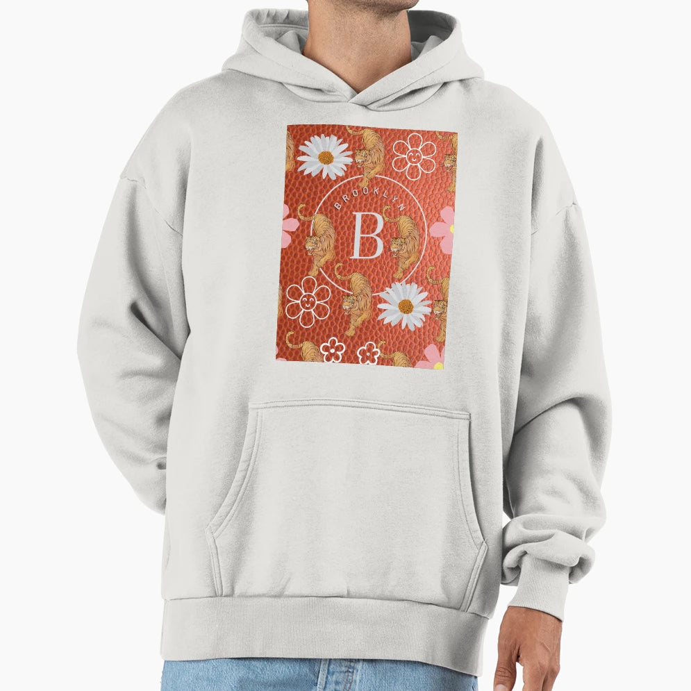 Brooklyn Flowers Hoodie - Custom Art Print Unisex - T-Shirt, Sweatshirt, Hoodie