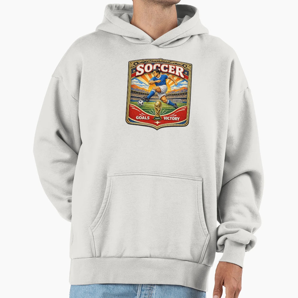 Soccer Hoodie - Trendy Graphic Unisex - T-Shirt, Sweatshirt, Hoodie