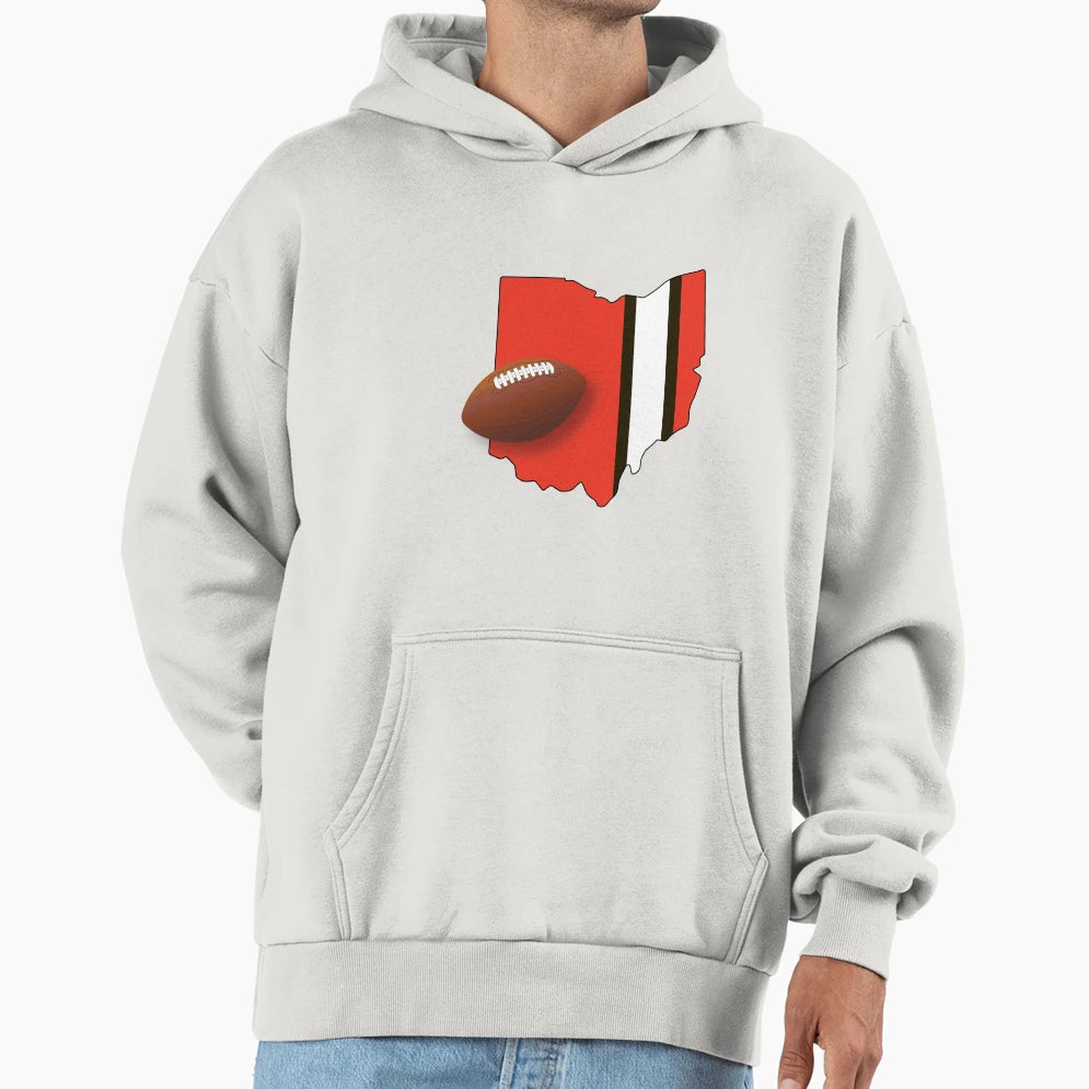 Cleveland Browns Football Hoodie - Trendy Graphic Men Women - T-Shirt, Sweatshirt, Hoodie
