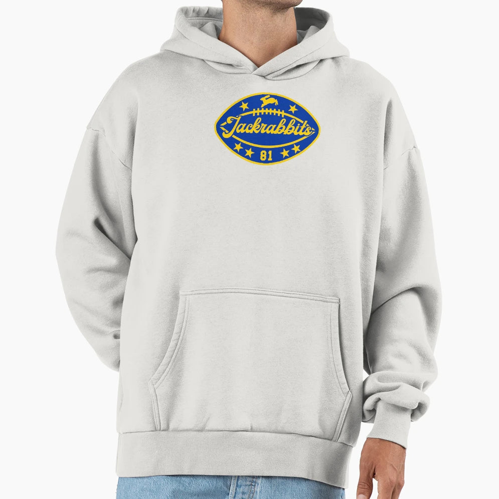 Jackrabbits Football Hoodie - Minimalist Print for Adults - T-Shirt, Sweatshirt, Hoodie