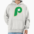 Philadelphia Baseball Irish Four Leaf Hoodie - Aesthetic Graphic Unisex - T-Shirt, Sweatshirt, Hoodie