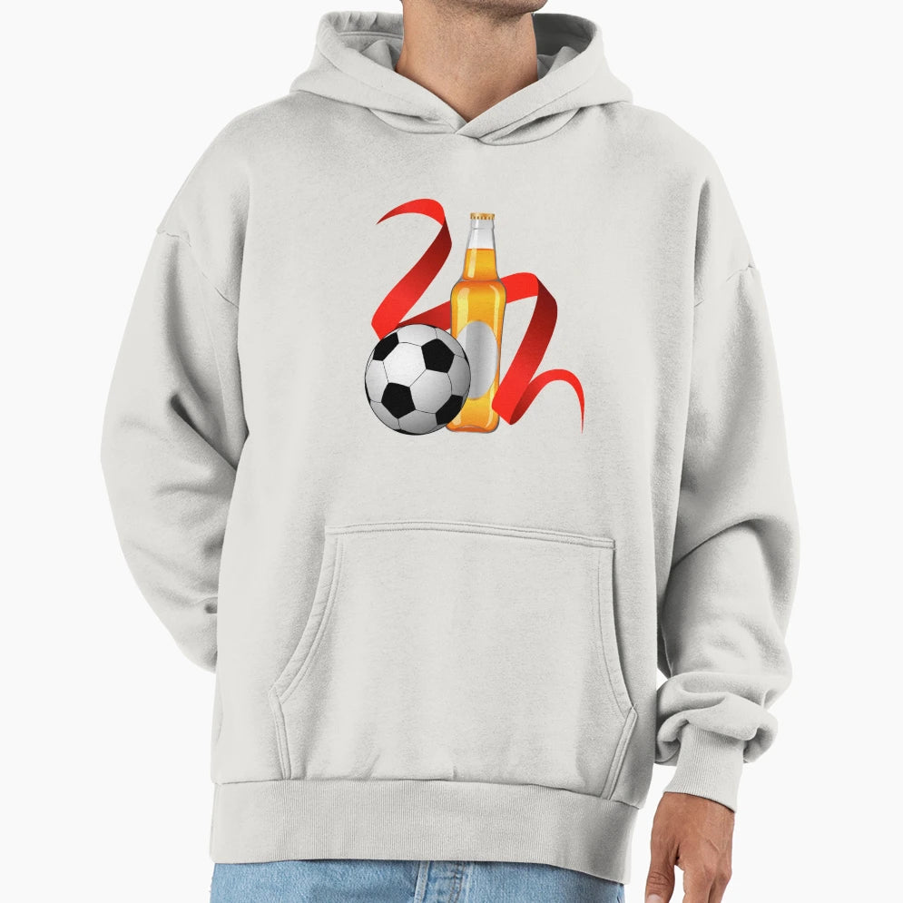 Beer Football T-Shirt - Minimalist Print Unisex - T-Shirt, Sweatshirt, Hoodie