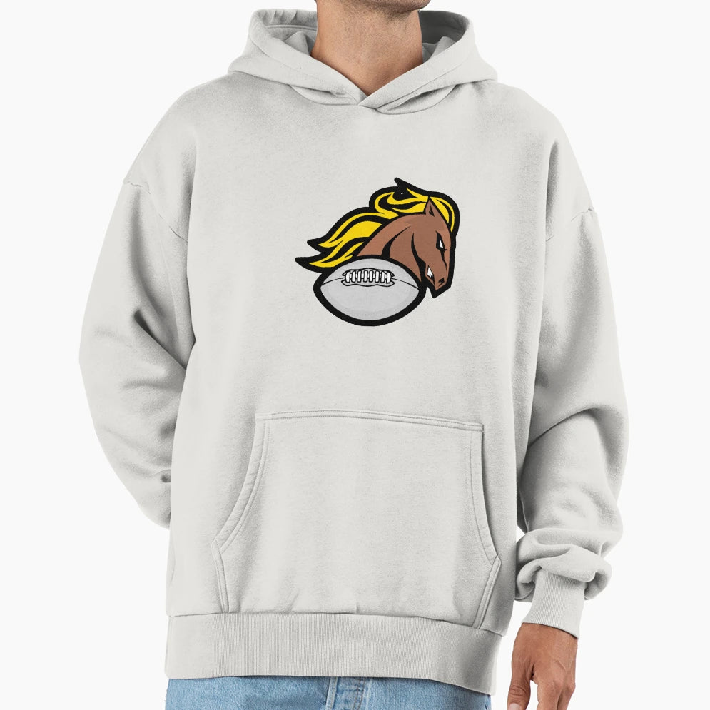 Bronco Football Team Hoodie - Custom Art Print Men Women - T-Shirt, Sweatshirt, Hoodie