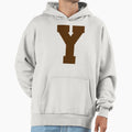 Alphabet Brown Y Sports Letter Y Hoodie - Novelty Apparel Unisex - T-Shirt, Sweatshirt, Hoodie