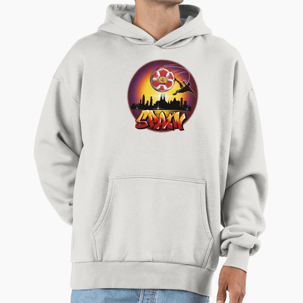 Spain Futbol Hoodie - Trendy Graphic Men Women - T-Shirt, Sweatshirt, Hoodie