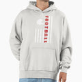 Football American Flag Us Sports Hoodie - Casual Everyday Wear Unisex - T-Shirt, Sweatshirt, Hoodie