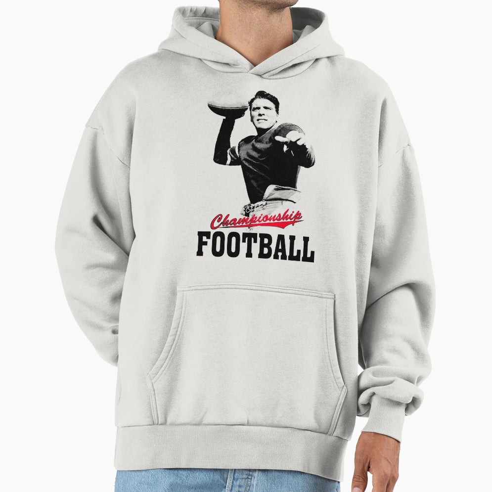 Football Hoodie - Graphic Print Men Women - T-Shirt, Sweatshirt, Hoodie