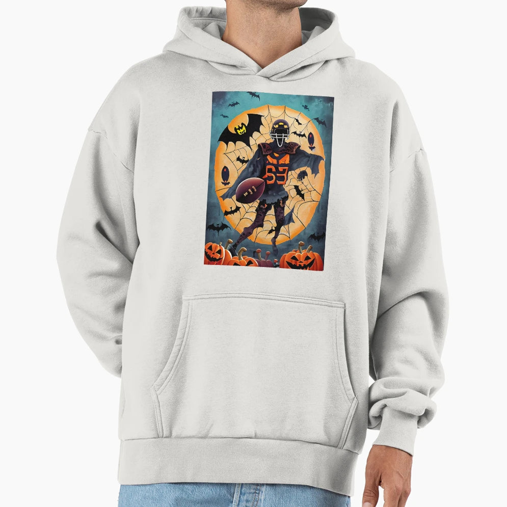 Scarecrows Player Halloween Touchdown Hoodie - Streetwear Style for Adults - T-Shirt, Sweatshirt, Hoodie