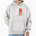 American Football Beer And Burgers Us Flag Hoodie - Streetwear Style Unisex - T-Shirt, Sweatshirt, Hoodie