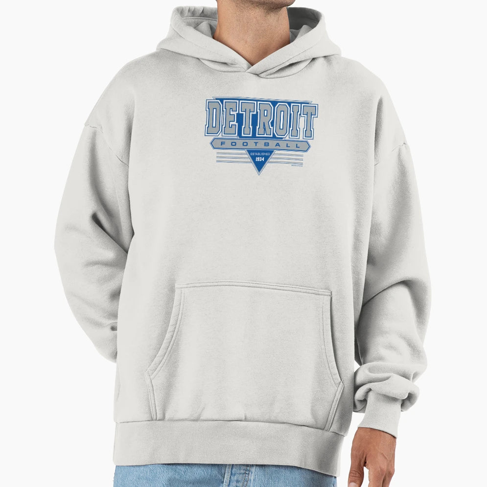 Detroit Football Lions Inspired 90S Hoodie - Aesthetic Graphic Unisex - T-Shirt, Sweatshirt, Hoodie