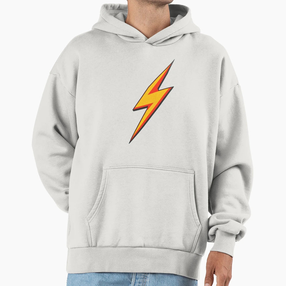 Cartoon Lightning Hoodie - Aesthetic Graphic for Adults - T-Shirt, Sweatshirt, Hoodie