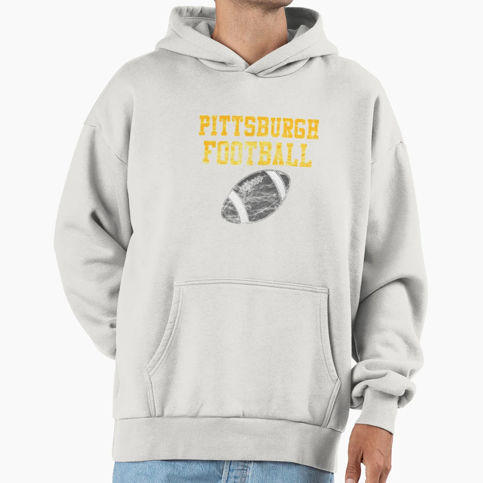 Pittsburgh Football T-Shirt - Novelty Apparel for Adults - T-Shirt, Sweatshirt, Hoodie