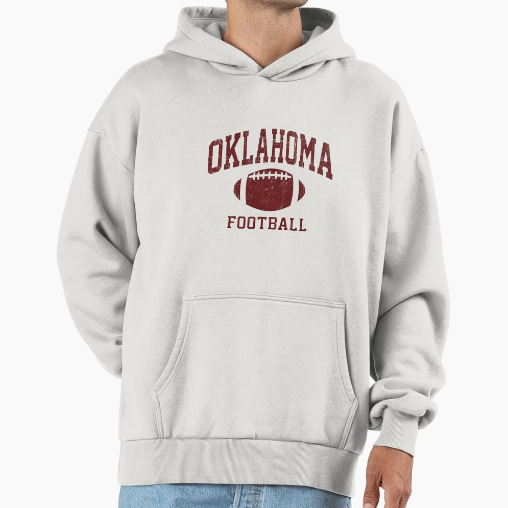 Oklahoma Football Hoodie - Aesthetic Graphic Men Women - T-Shirt, Sweatshirt, Hoodie