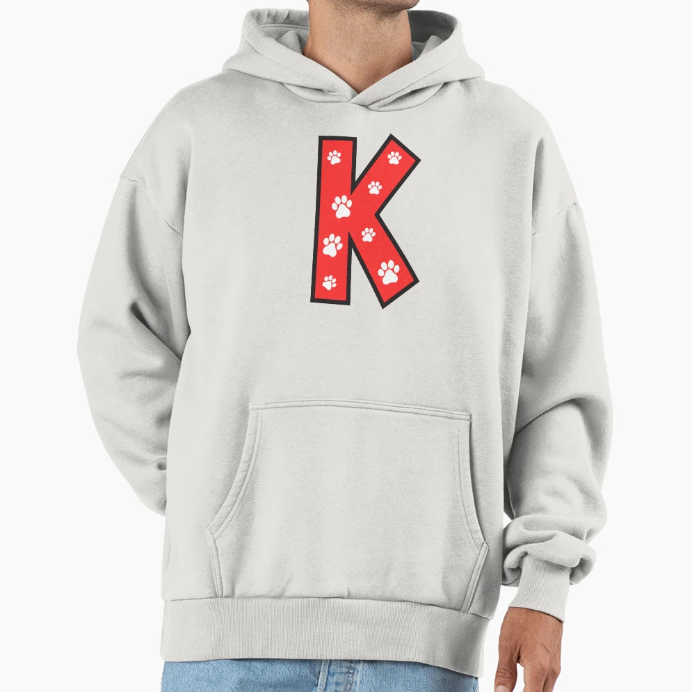 Paw Alphabet Hoodie - Fun Novelty Design Unisex - T-Shirt, Sweatshirt, Hoodie