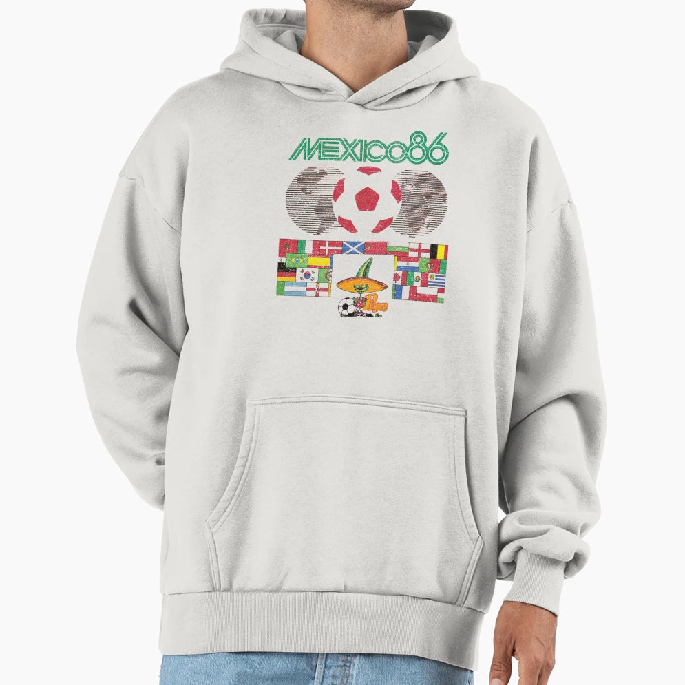 Mexico 86 World Cup Hoodie - Custom Art Print Men Women - T-Shirt, Sweatshirt, Hoodie