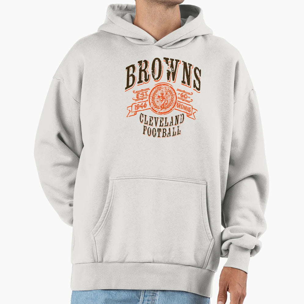Browns Football Hoodie - Casual Everyday Wear for Adults - T-Shirt, Sweatshirt, Hoodie