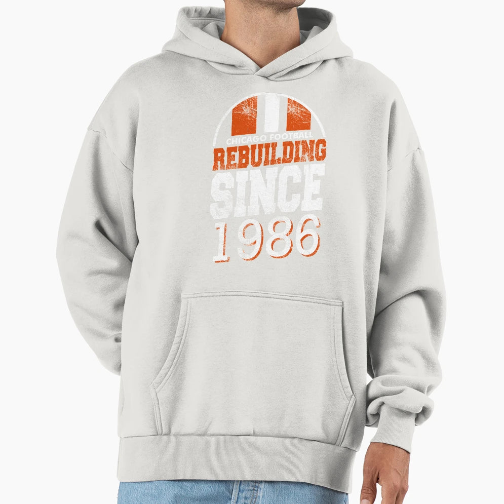 Chicago Rebuilding Hoodie - Aesthetic Graphic Men Women - T-Shirt, Sweatshirt, Hoodie