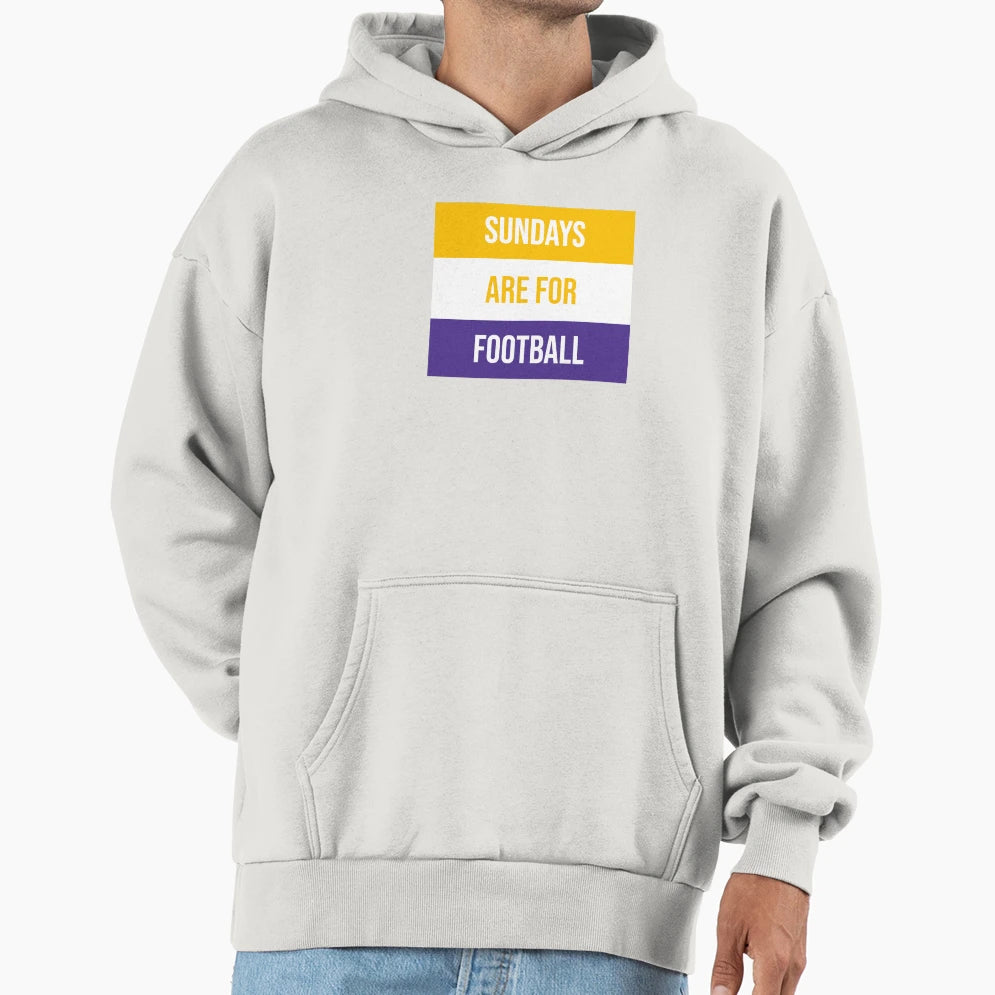 Sundays Are Football Hoodie - Graphic Print Unisex - T-Shirt, Sweatshirt, Hoodie