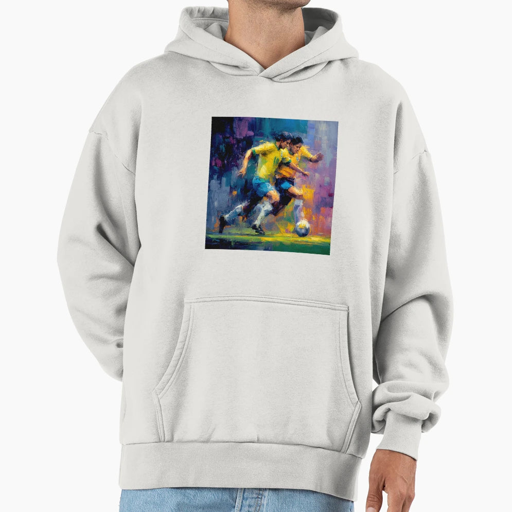 Football Soccer Beautiful Game Reimagined Hoodie - Minimalist Print Unisex - T-Shirt, Sweatshirt, Hoodie