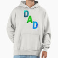 Blue Green Dad Fathers Day Hoodie - Graphic Print for Adults - T-Shirt, Sweatshirt, Hoodie
