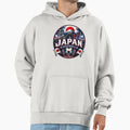 Japan Football Badge Logo Hardcore Soccer Hoodie - Graphic Print Unisex - T-Shirt, Sweatshirt, Hoodie