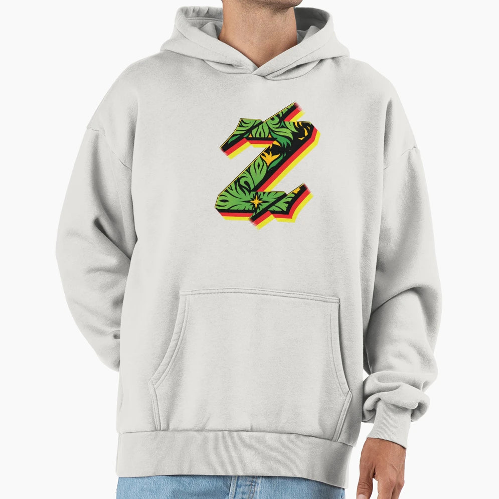 Z Initial Letter Z Hoodie - Streetwear Style for Adults - T-Shirt, Sweatshirt, Hoodie