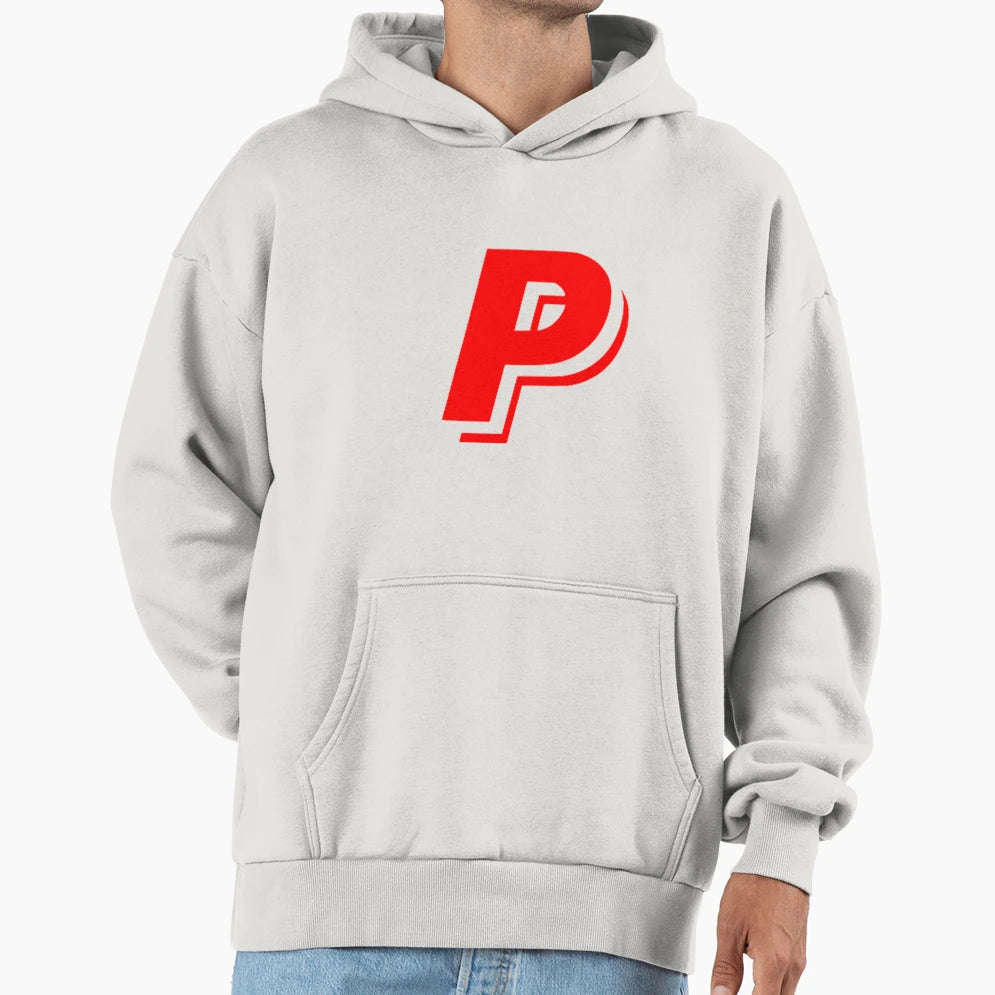 Paypal Red Colour Hoodie - Novelty Apparel Unisex - T-Shirt, Sweatshirt, Hoodie