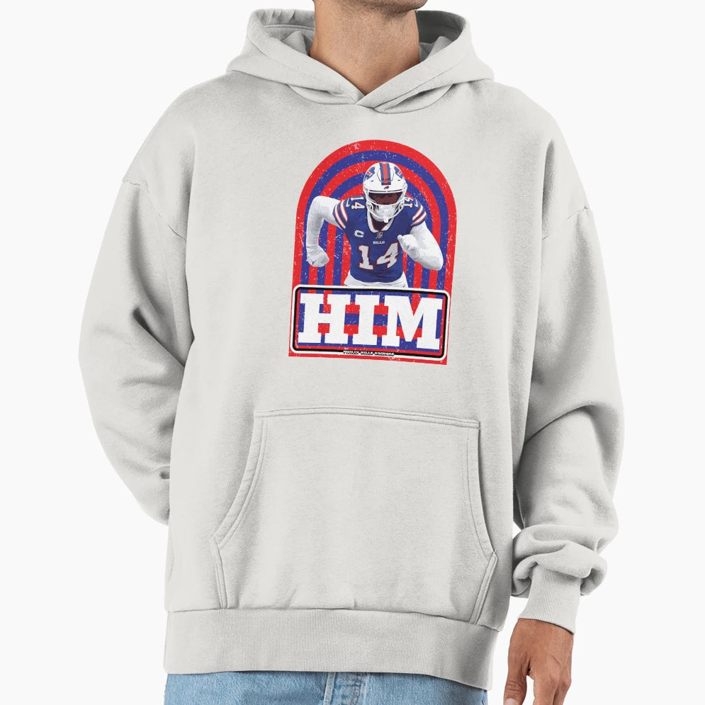Quarterback Player 14 Wide Receiver Hoodie - Unique Graphic Men Women - T-Shirt, Sweatshirt, Hoodie