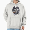 Halloween Skeleton Playing Football Hoodie - Aesthetic Graphic for Adults - T-Shirt, Sweatshirt, Hoodie