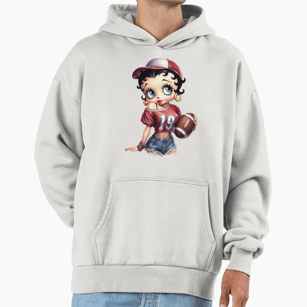 Betty Boop Hoodie - Fun Novelty Design Unisex - T-Shirt, Sweatshirt, Hoodie