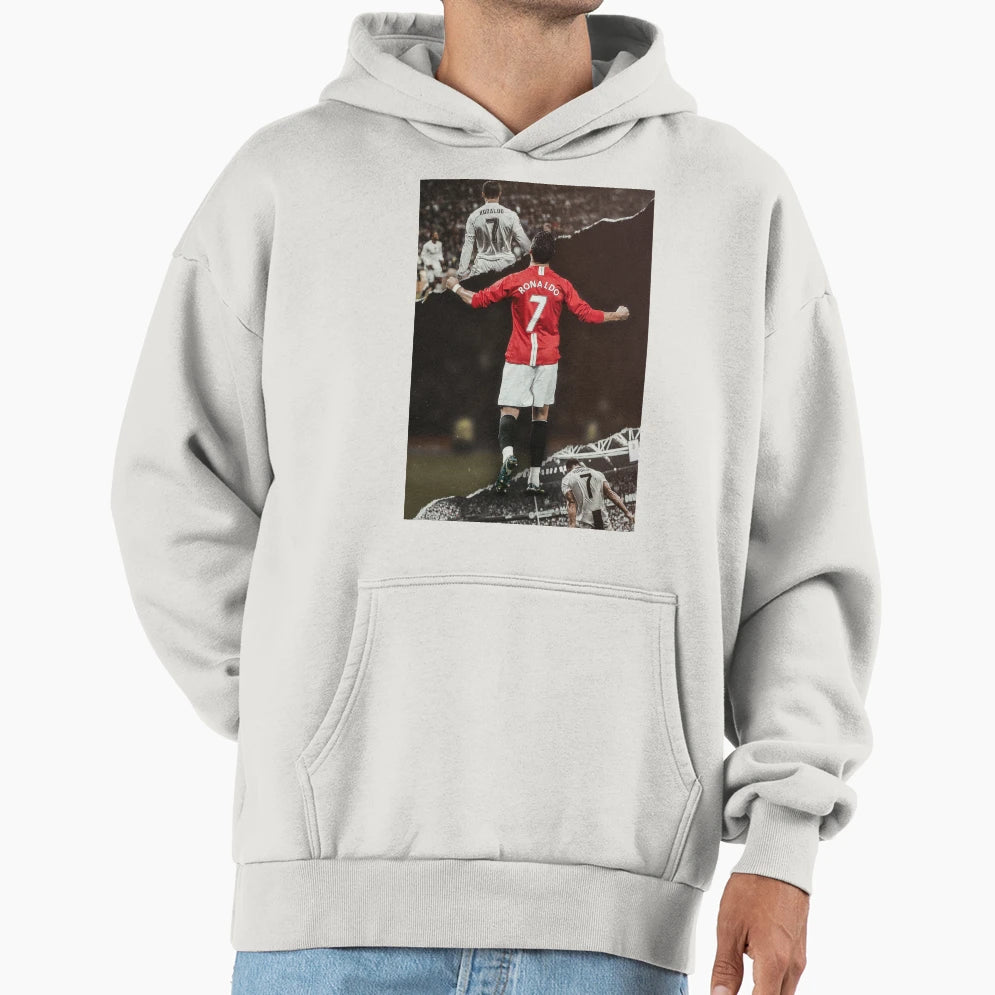 Ronaldo Artwork Hoodie - Fun Novelty Design Men Women - T-Shirt, Sweatshirt, Hoodie