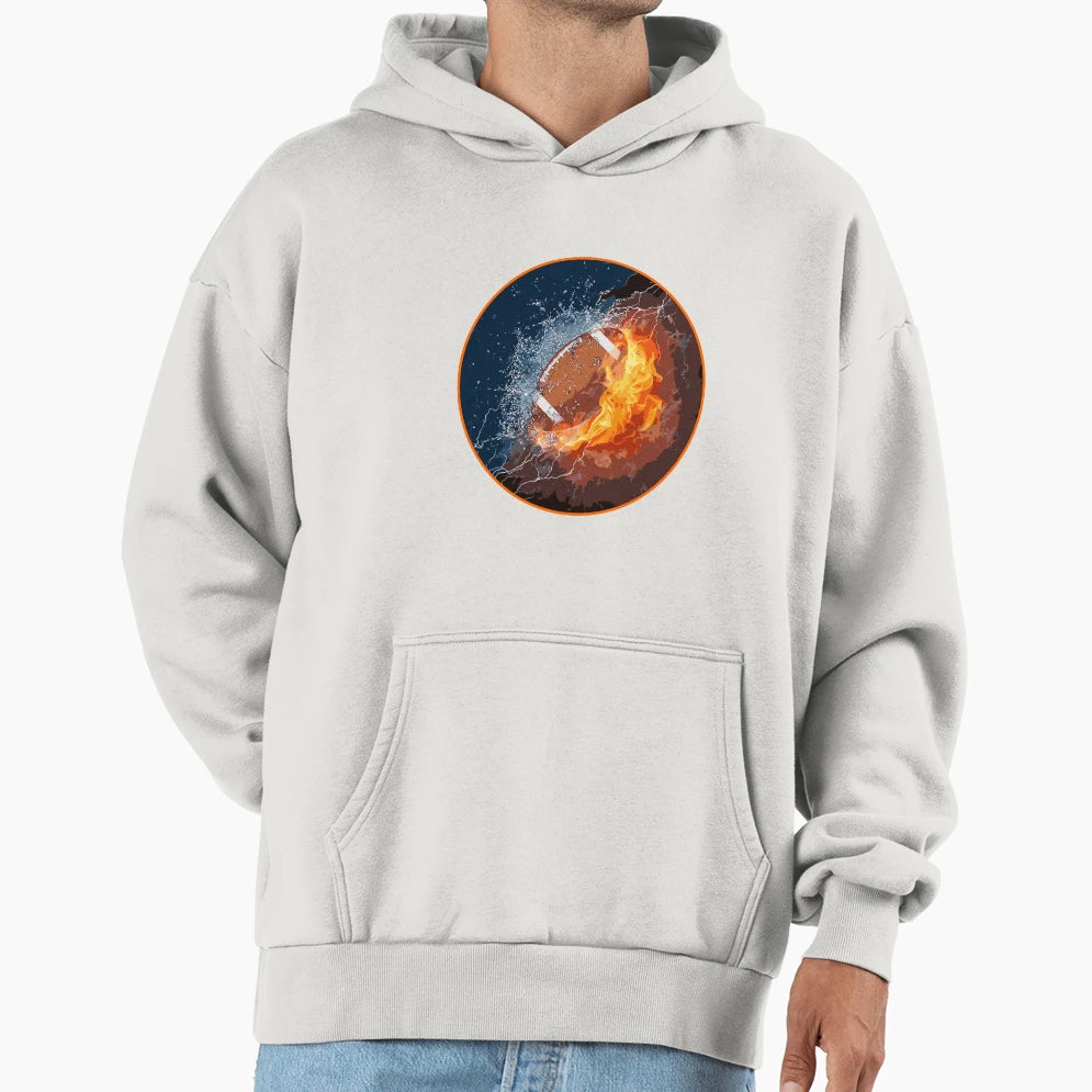 Football Hoodie - Aesthetic Graphic Unisex - T-Shirt, Sweatshirt, Hoodie
