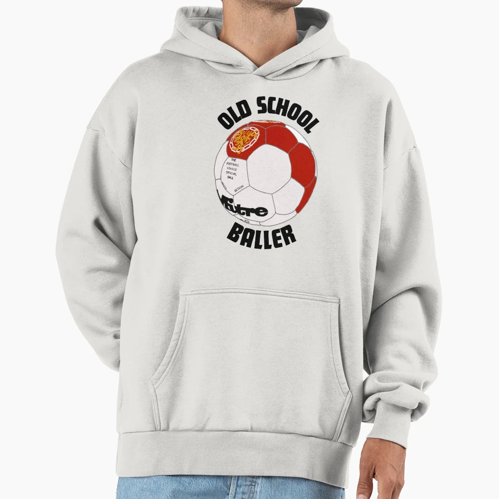 Old School Baller Ufo Hoodie - Minimalist Print for Adults - T-Shirt, Sweatshirt, Hoodie