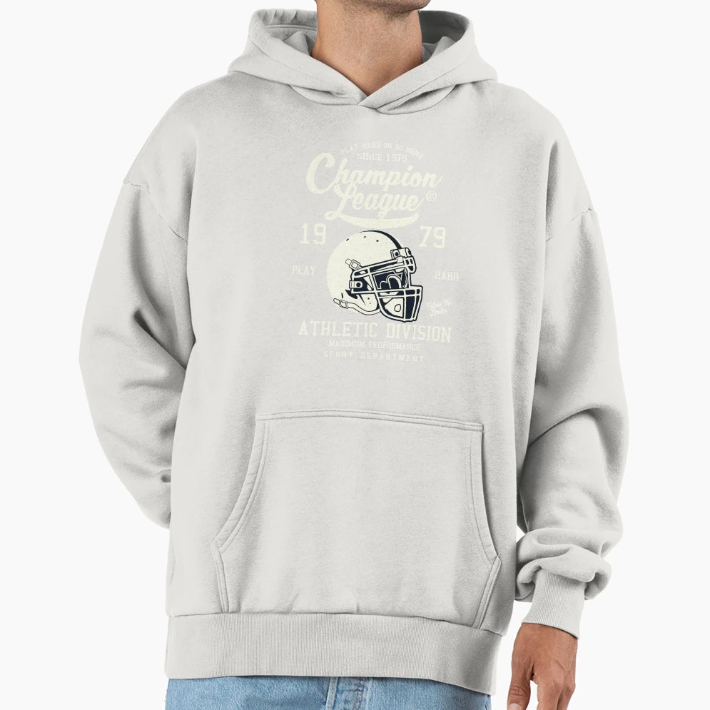Champion League Athletic Division Awesome Hoodie - Graphic Print Men Women - T-Shirt, Sweatshirt, Hoodie