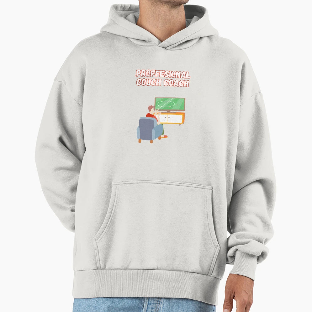 Professional Couch Coach Funny Sports T-Shirt - Trendy Graphic for Adults - T-Shirt, Sweatshirt, Hoodie