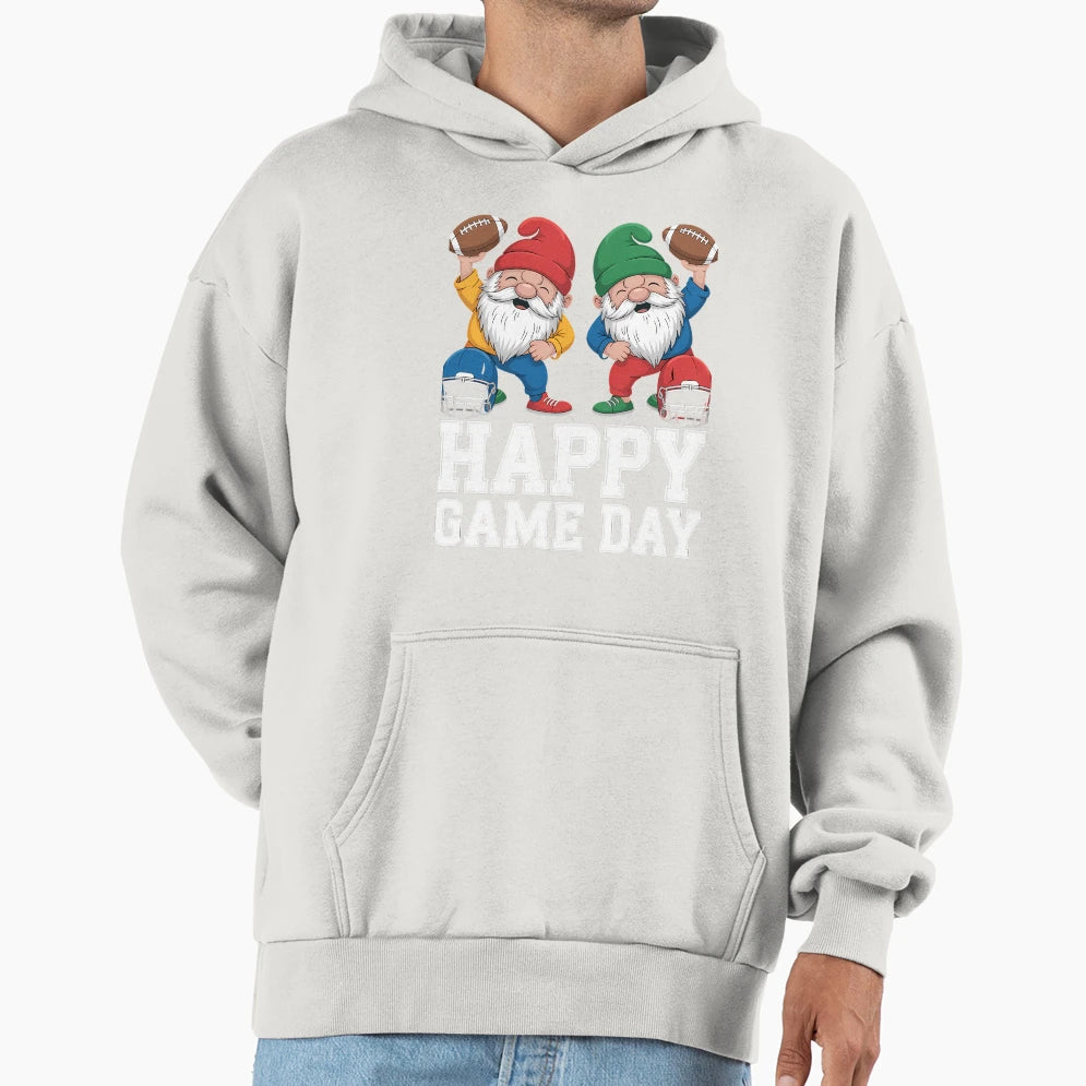 Happy Game Day Football Support Hoodie - Streetwear Style Unisex - T-Shirt, Sweatshirt, Hoodie