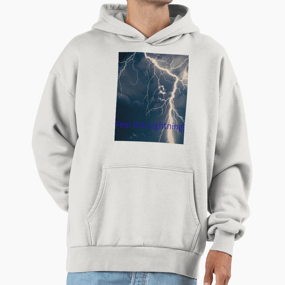 Feel Lightning Hoodie - Unique Graphic Men Women - T-Shirt, Sweatshirt, Hoodie