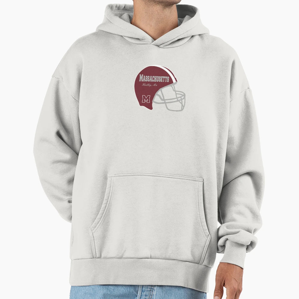 Hadley Massachusetts Ma Football Hoodie - Fun Novelty Design for Adults - T-Shirt, Sweatshirt, Hoodie