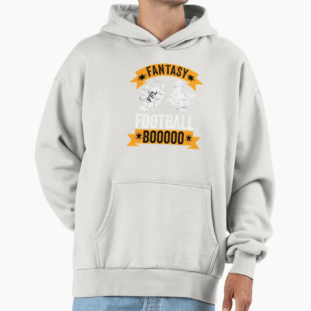 Fantasy Football Boo Halloween T-Shirt - Casual Everyday Wear for Adults - T-Shirt, Sweatshirt, Hoodie