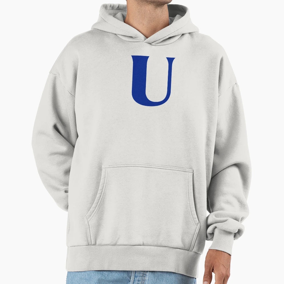 Letter U Hoodie - Minimalist Print Unisex - T-Shirt, Sweatshirt, Hoodie