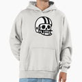 Football Head Hoodie - Minimalist Print for Adults - T-Shirt, Sweatshirt, Hoodie