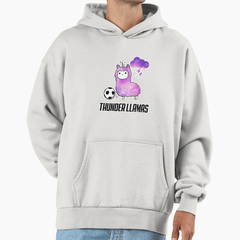 Thunder Llamas Hoodie - Minimalist Print Unisex - T-Shirt, Sweatshirt, Hoodie