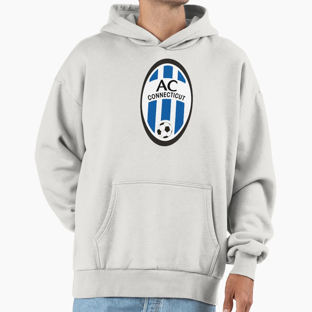 Ac Connecticut Logo Usl Hoodie - Fun Novelty Design for Adults - T-Shirt, Sweatshirt, Hoodie