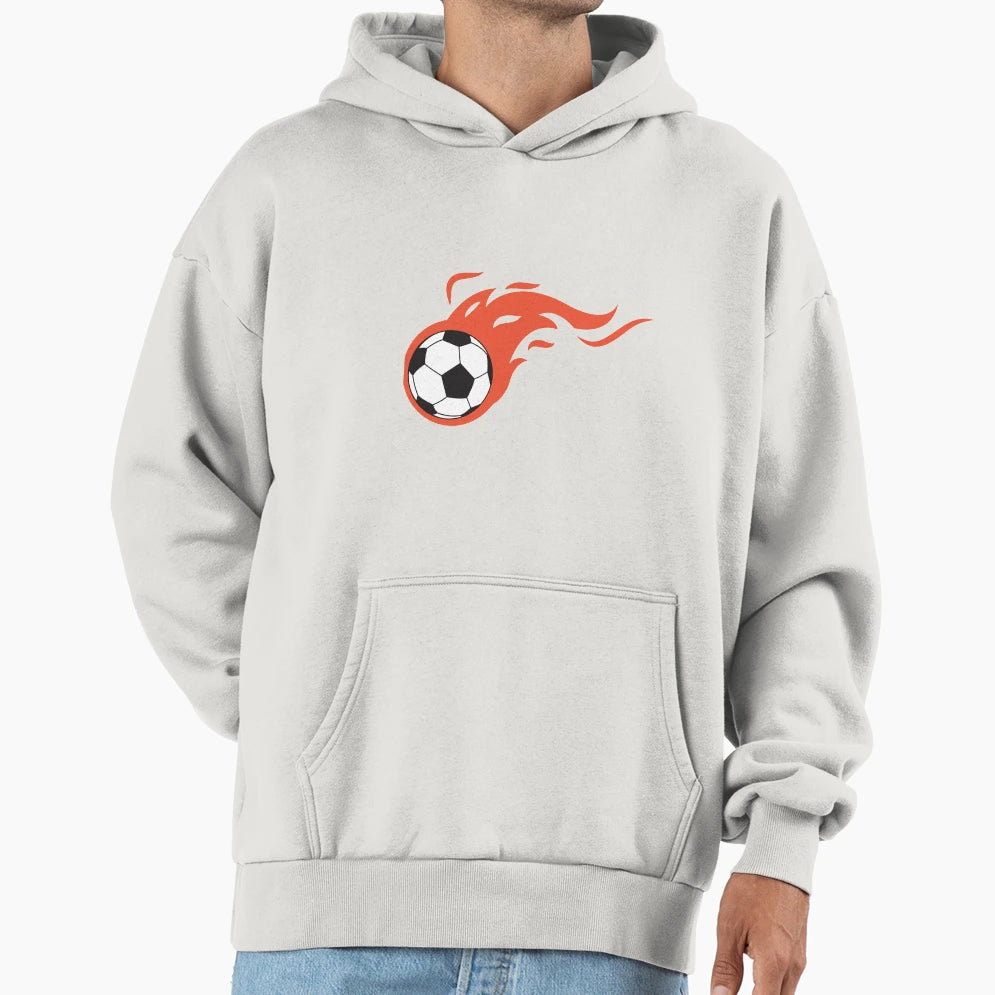 Fired Football Hoodie - Unique Graphic Men Women - T-Shirt, Sweatshirt, Hoodie