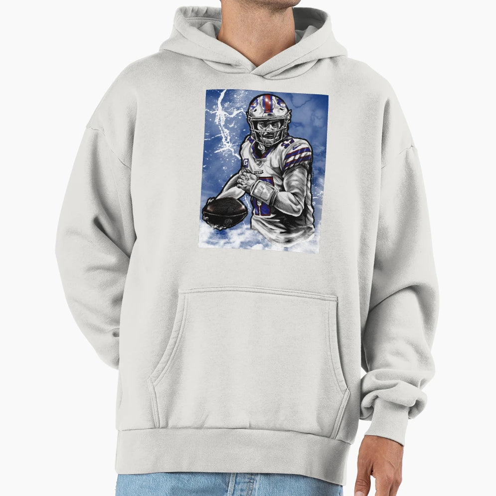 Allen Running Full Hoodie - Graphic Print Unisex - T-Shirt, Sweatshirt, Hoodie