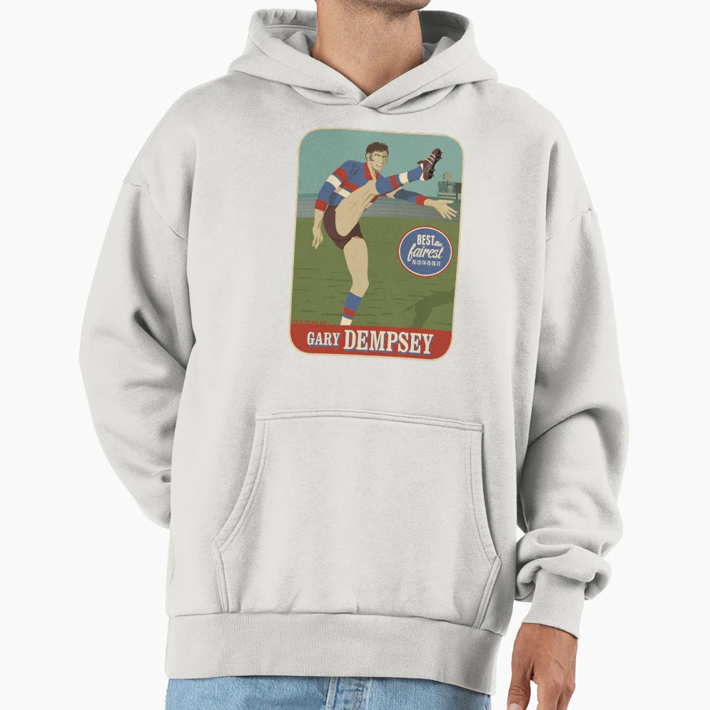 Gary Dempsey Footscray Hoodie - Graphic Print Unisex - T-Shirt, Sweatshirt, Hoodie
